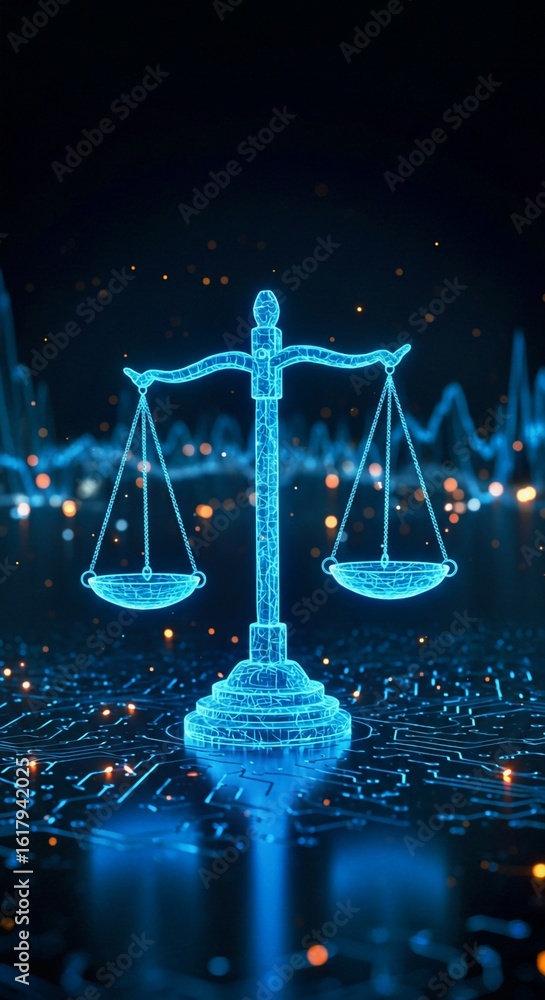 scales of justice and money, Digital balancing scale justice, fairness ...