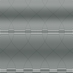 Wall Mural - Striped dense metallic texture with symmetry and a horizontal stripe in the middle.