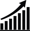 ©  anjalistudio - Business Growth Chart Vector Silhouette