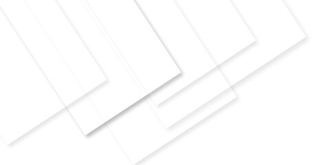 Wall Mural - abstract minimal geometric white and gray light banner pattern. white and grey modern minimalistic p