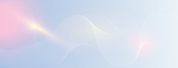 Wall Mural - gradient pastel background with a light blue digital background, smooth flowing lines and gradient t