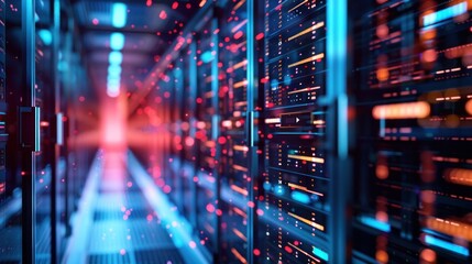 Server room interior