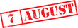 © Barikly_Std - Grunge stamp August 7