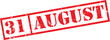 © Barikly_Std - Grunge stamp August 31