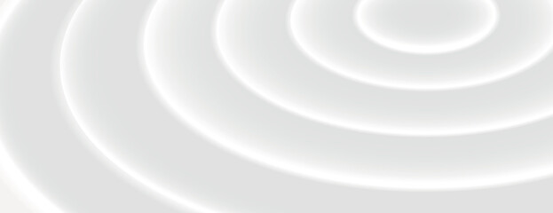 Wall Mural - white background with a soft, concentric circle pattern. the white background has a smooth, modern t