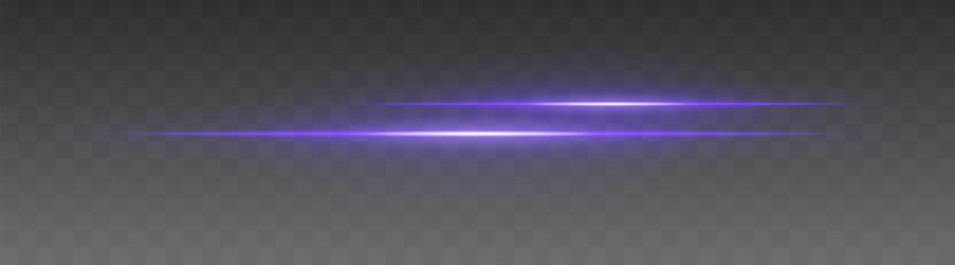 Wall Mural - dual beam set icon. two narrow glowing lines creating fast motion effect. transparent background sup