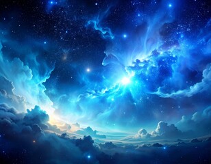 space scene featuring a vast