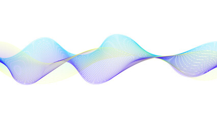 Wall Mural - soft, ethereal wave of tranquil hues. smooth gradient of blue, purple, and green.