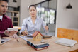 © SOMKID - Real estate agents agree to buy a home, Agreement and customer discussing for contract concept.