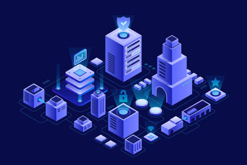 Isometric Digital Blockchain Finance and Decentralized Network Composition