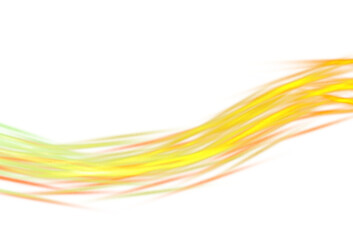 Wall Mural - abstract neon lines glowing overlay cutout on transparent background