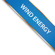 © agrus - WIND ENERGY – corner blue banner