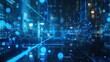 © arif - Digital network background