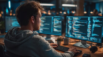 Developing programmer — Development website design


