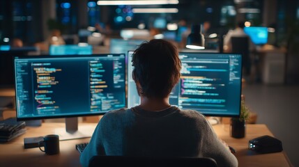 Developing programmer — Development website design

