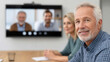 © sabyna75 - Remote hybrid workers engaging in virtual team meeting for modern workspace solutions