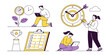 © ItsOsama - Business Success Illustrations: Goal Achievement & Time Management