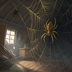 spider on the web