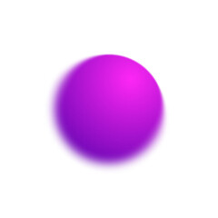 Canvas Print - illustration of pink and purple circle gradient element blurred with noise texture and grain