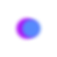 Canvas Print - element gradient of purple and blue dots blurred with noise and grainy texture