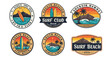 © YUDA - Retro Surfing Badges Beach and Adventure Vector Collection
