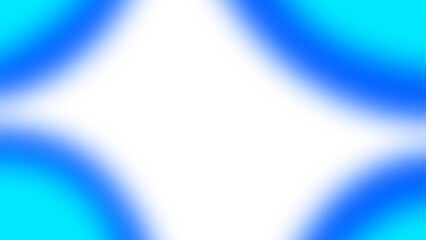 Canvas Print - abstract blue wave gradient element blurred with transparent background