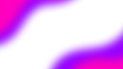Canvas Print - abstract purple and pink wave gradient element blurred with a transparent background