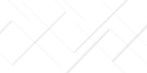 Wall Mural - abstract white background design with layers of textured white transparent material in triangle and 