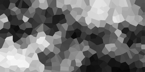 Wall Mural - abstract multicolored background with poly pattern.><. black & white broken quartz-stained glass & s