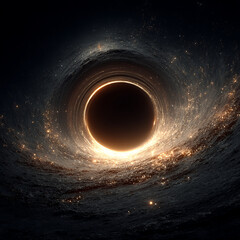 Wall Mural - abstract space background. Generative AI