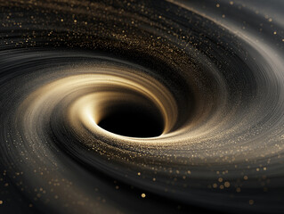 Wall Mural - abstract spiral galaxy. Generative AI