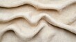© Ploffy - Cream Beige Fabric Texture Background Soft Draped Knitted Material