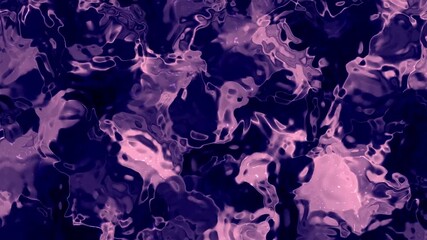 Galactic Blue Violets Fluid Motion of Purple and Pink Abstract Shapes Creates a Mesmerizing Visual Display