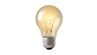 © venusvi - Glowing light bulb on a white isolated background, symbolizing ideas, inspiration, and innovation.
