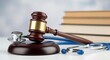 © Tromistudio  - Medical malpractice lawyer attorney legal justice gavel stethoscope healthcare law concept cases 100 characters