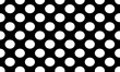 © Munasifa - Classic retro polka dot pattern. A timeless black and white spotted background for vintage-style fashion, textiles, and design.