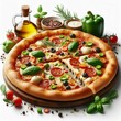 © Tuba786 - pizza with salami and tomatoes