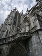 © Taru - Looking Up at an Ancient Stone Cathedral on a Cloudy Day for Religion or History