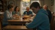 © Tadeu - Teenager feeling sad and isolated during family dinner at home
