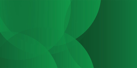 Wall Mural - abstract green gradient shapes background. vector illustration modern design