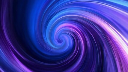 Wall Mural - swirling vortex of purple and blue creating a mesmerizing abstract design