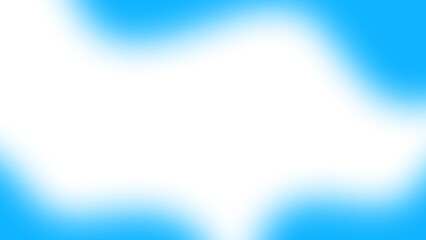 Canvas Print - abstract blue wave element blurred with transparent background