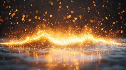 Wall Mural - radiant light and energy emanate from the center