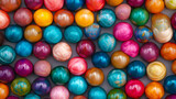 un fondo con textura de bolas de colores brillante divertido y resplandeciente bolas de cristal colorido creativo y decorativo
