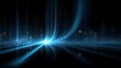 © Lee - Blue Light Streaks on Black Background with Sparkling Dots for Digital and Tech - Related Projects