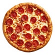 © Dg - Round pizza topped with pepperoni and cheese (1)