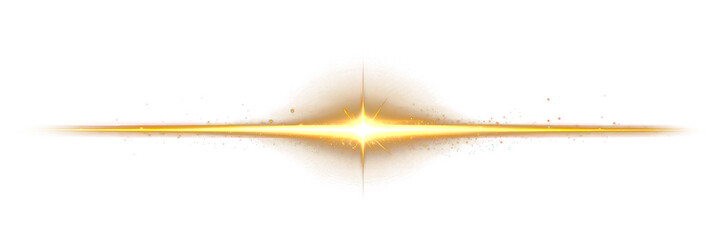Canvas Print - png an isolated gold blink light effect background outdoors horizon.