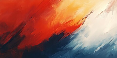 Wall Mural - an artistic abstract background with layered strokes and textures, focus on the depth and emotion co
