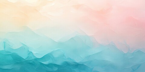 Wall Mural - a gradient blend from soft pastel colors, creating a delicate and calming abstract pattern