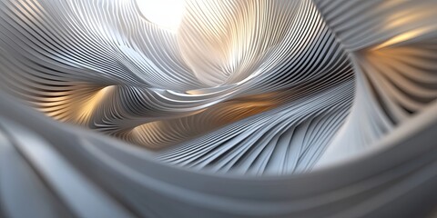 Wall Mural - overlapping, curved lines and shapes, creating a sense of motion and dynamism in the abstract design